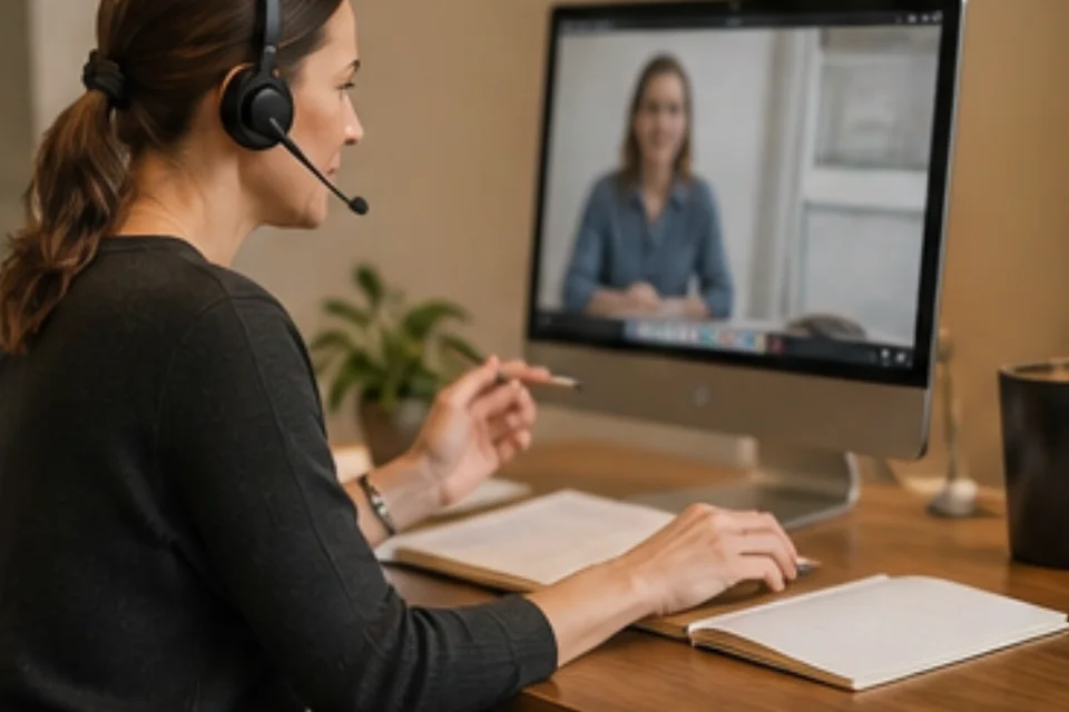 Stödjande videosamtal inför privat psykiatrisk second opinion