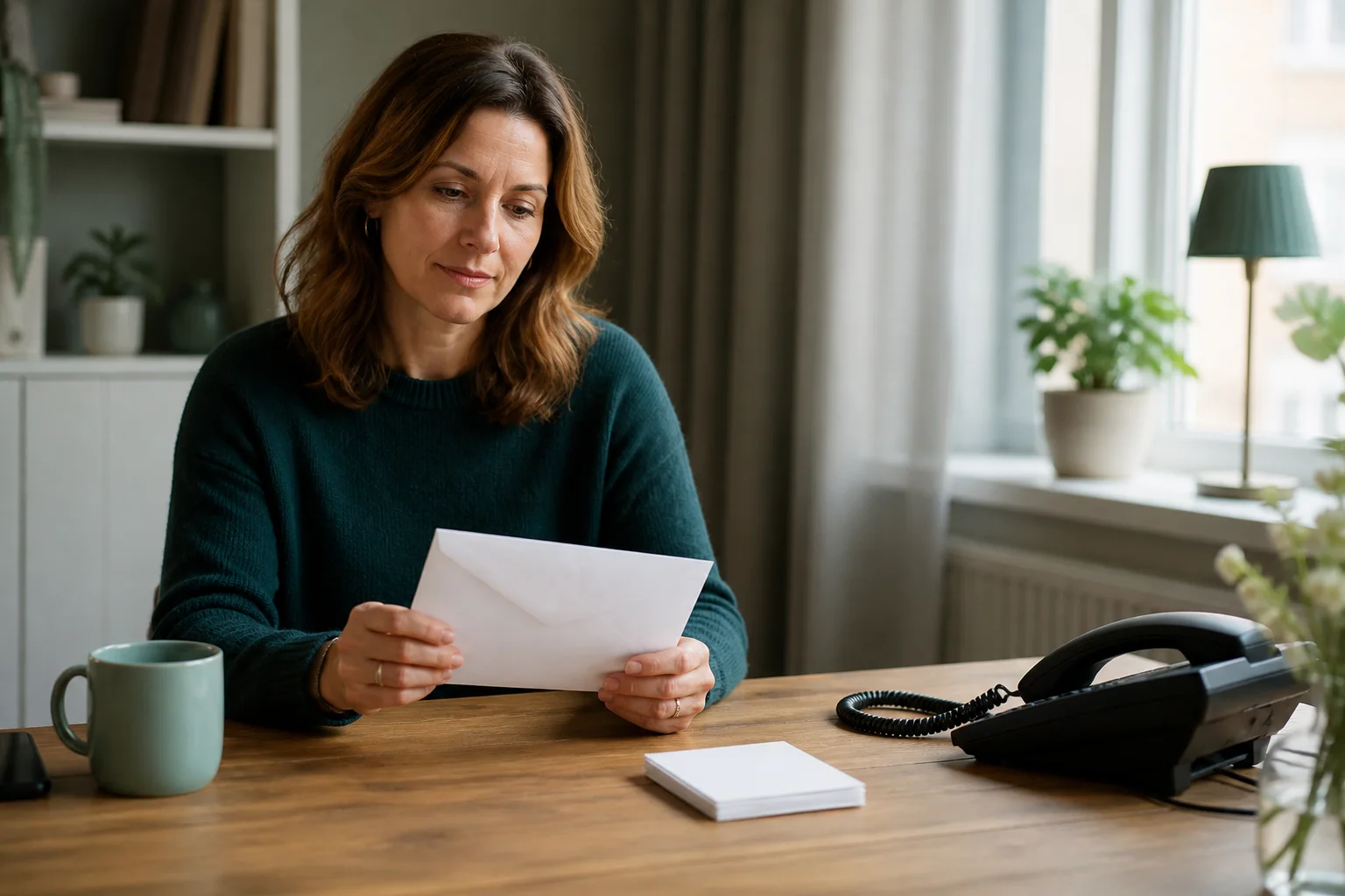 Person ordnar nästa steg efter att en remiss har avslagits